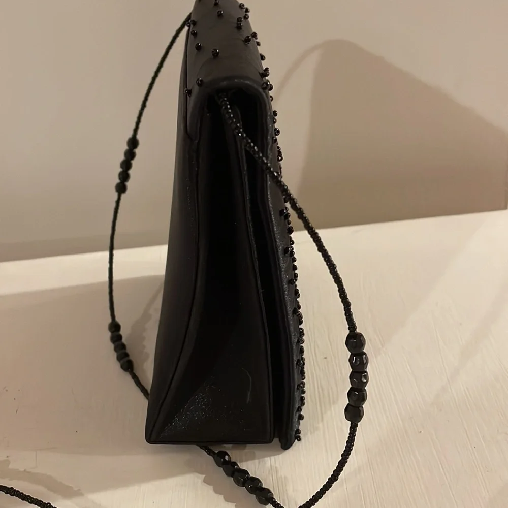 Jessica McClintock Beaded Shoulder Bag, Evening Bag, Clutch - Picture 4 of 9